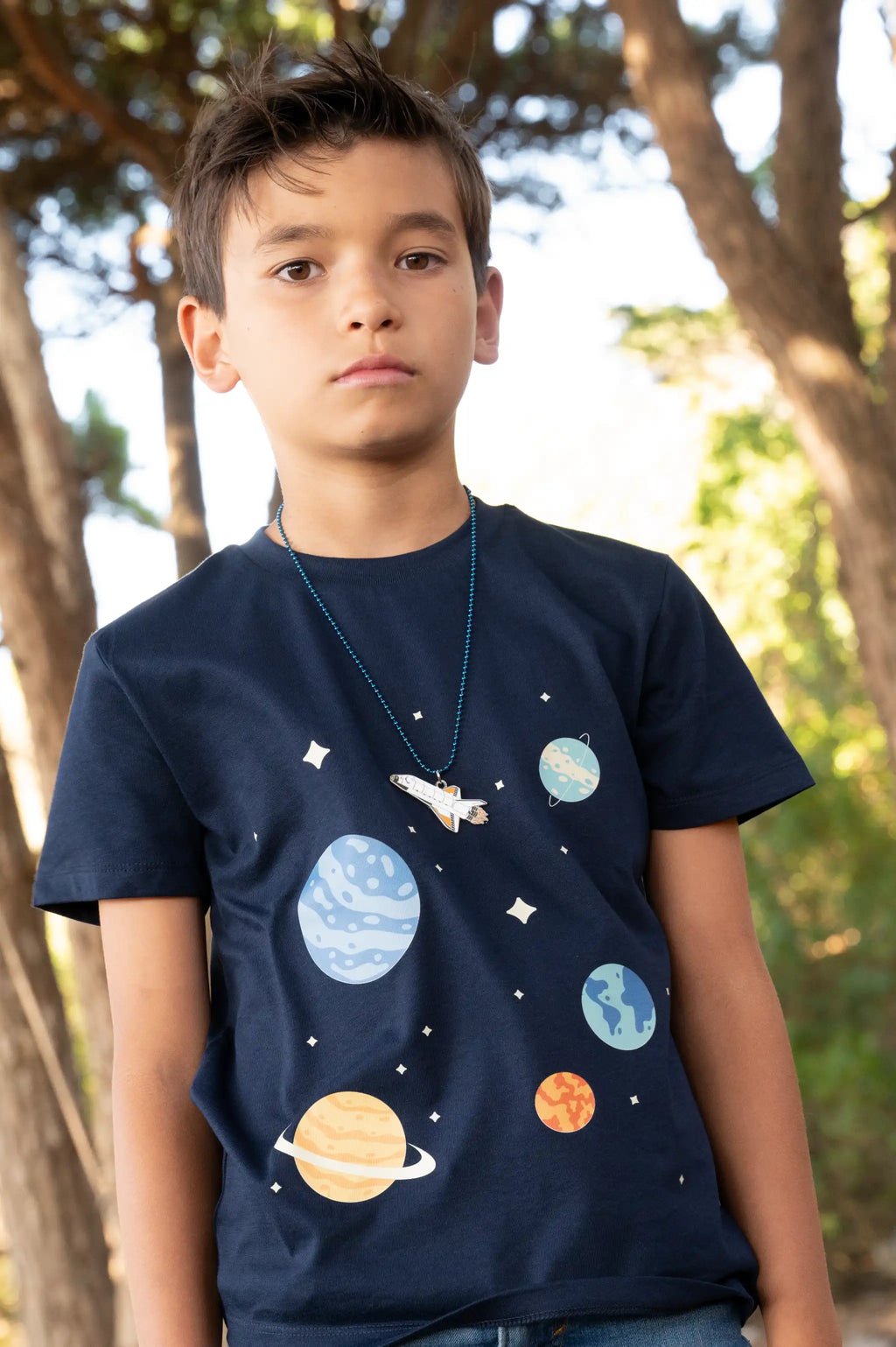 Spaceship T-Shirt & Pendant